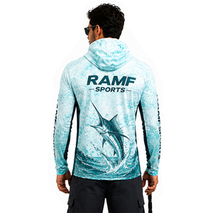 เสื้อตกปลาป้องกันรังสียูวี UPF50 แขนยาว แห้งเร็ว ระบายอากาศได้ดี สำหรับผู้ชาย - Product Image 3