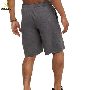 Shorts pour hommes, en polaire, poids moyen, shorts de sport avec poches - Product Image 2