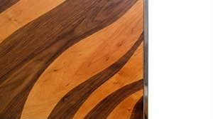 Custom Modern Queen Size Wooden <b>Platform</b> <b>Bed</b> <b>Frame</b> with Side Tables - Product Image 2