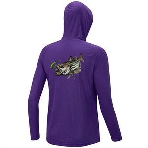 Sweat-shirt de pêche OEM pour homme, col rond, manches longues, protection UV, respirant, vêtements de pêche pour l'extérieur - Product Image 1