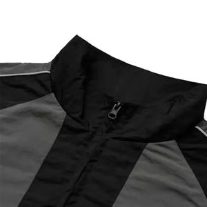 Unisex Sporty Color Blocking Tracksuit <b>Jacket</b> Hooded Collar Drawstring Closure Quick Dry Lightweight Polyester Winter Casual - Product Image 6