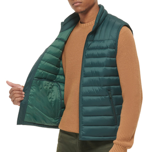 Men Windproof Puffer Vest Winter Sleeveless Jacket Quilted Warm Body <b>Warmer</b> Outdoor Casual Wear OEM Custom Logo Supplier - Product Image 6