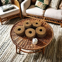 Handgefertigte Hochwertige Umweltfreundliche Rattan-Tischsets Maßgefertigte Größe Kleine Bestellmenge Natürlicher Stil Weidenkunst für den Haushalt