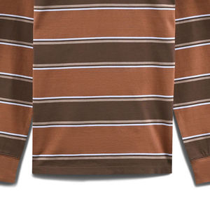 Camiseta de Rugby para Hombre al por Mayor, 100% Poliéster, Manga Corta, Diseño a Rayas, Impresión por Transferencia de Calor, Números de Equipo - Product Image 4