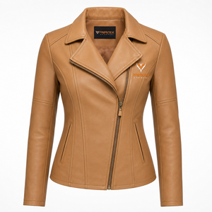 Chaquetas de Cuero para Mujer, Cuello Alto, Forro de Cuero, Cálidas para Invierno, Acolchadas, Transpirables, Servicio OEM ODM - Product Image 6