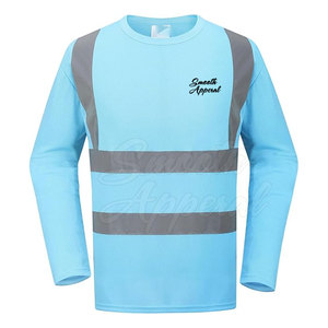 Camisetas de Seguridad Impermeables y Resistentes, Diseño de Alta Visibilidad, Tela de Poliéster Duradera, Ajuste Cómodo para Uso Industrial Diario - Product Image 2