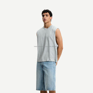 T-shirt vierge 100% coton imprimé du logo personnalisé OEM T-shirt oversize respirant pour hommes - Product Image 4