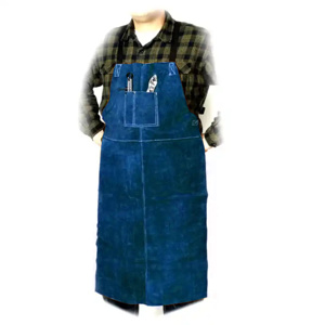 Premium Quality Cowhide Split Leather Welder <b>Work</b> <b>Apron</b> Sleeveless Industrial Safety Heavy Duty for Home Gardening Cleaning - Product Image 4