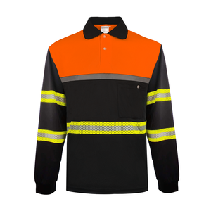 Camiseta Polo de Seguridad de Poliéster con Diseño Personalizado, Logotipo Personalizado, Alta Visibilidad, Reflectante, para Trabajo de Construcción - Product Image 3