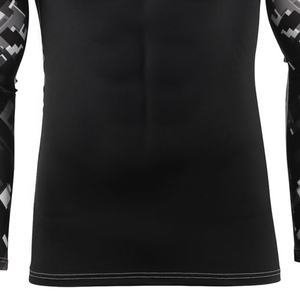 Premium <b>Men</b> Rash Guard Quick Dry UV Protection Long Sleeve <b>Compression</b> <b>Shirt</b> Custom Logo Breathable Polyester Swimming - Product Image 4