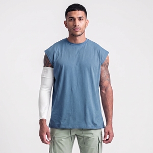 Premium Casual Men's Sleeveless Loose Fit Gym Workout Breathable Quick Dry Vest for Daily Wear <b>Running</b> Fitness - Product Image 5