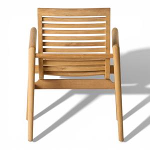 Sillón de Jardín de Madera de Teca Sólida de Alta Calidad, Resistente a la Intemperie, Impermeable, Ecológico y Duradero, para Exteriores de Lujo - Product Image 6