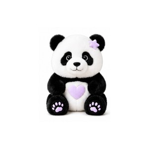 Soft <b>Panda</b> Stuffed Animal Interactive AI Glowing Heart Light Feeding Play Children <b>Toy</b> - Product Image 6