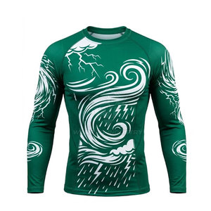 เสื้อรัดรูปแขนยาวสำหรับผู้ชาย ปี 2026 แห้งเร็ว ยืดหยุ่นได้ เหมาะสำหรับเล่นเซิร์ฟ ว่ายน้ำ ออกกำลังกาย และฝึกซ้อม - Product Image 2