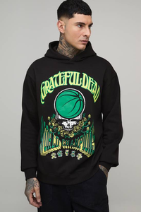 Sweat-shirts à capuche pour hommes en molleton texturé 3D personnalisé, coupe régulière, épaules tombantes (lourd), transfert thermique, 100% coton, hiver - Product Image 4