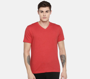 Camiseta de Fútbol Personalizada con Cuello en V para Hombre, Corte Regular, Alta Calidad, 100% Algodón, Secado Rápido, Transpirable, Servicios OEM - Product Image 1