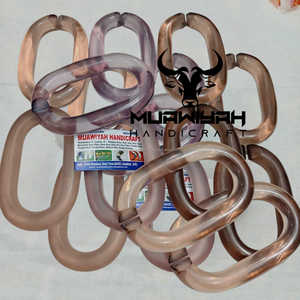 Chaîne en résine de luxe personnalisée, chaîne à maillons ronds en résine, décoration murale pour la maison, artisanat fait main MUAWIYAH HANDICRAFT MH-1270 - Product Image 5