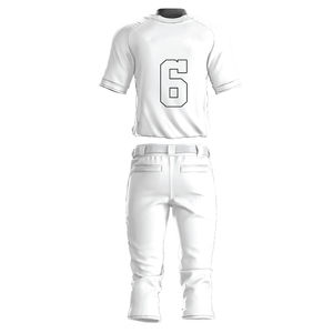 Uniformes de Béisbol Sublimados Personalizados, Cómodos, Ligeros, de Alta Calidad, en Varios Colores, Transpirables y que Absorben la Humedad - Product Image 2