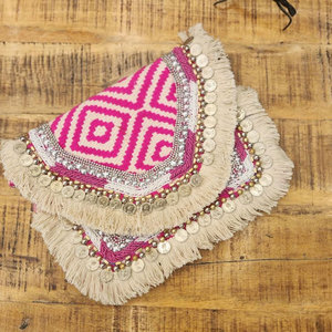 High Quality Women’s <b>Boho</b> Messenger <b>Bag</b> Handmade Ethnic Embellished Cotton Sling and Shoulder Style <b>Bag</b> Direct from India - Product Image 3