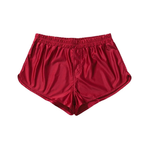 <b>Men's</b> Ice Silk Ultra-Short Shorts <b>Satin</b>-Like Triangular <b>Underwear</b> Loose Fit Elastic Waist Summer Casual Pants - Product Image 5
