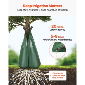 Sacchi per Irrigazione a Goccia, Confezione da 25, Ricaricabili, 20 Galloni, per Alberi Nuovi, Rilascio Lento 5-9 Ore - Product Image 2