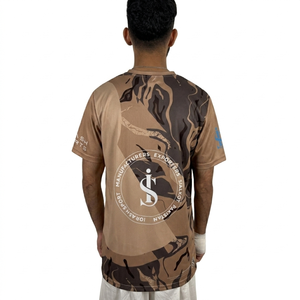 T-shirt de sublimation personnalisé à séchage rapide, prix de gros 2026, 100 % polyester, fabriqué au Pakistan, pour hommes - Product Image 3