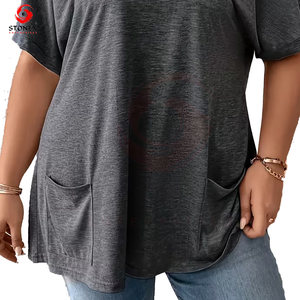 Camiseta Deportiva de Poliéster para Mujer al por Mayor con Bolsillos, Ropa Deportiva Transpirable para Entrenamiento, Servicios OEM - Product Image 4