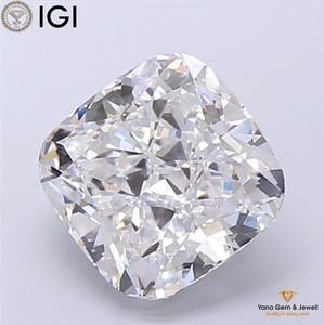ใบรับรอง IGI เพชร CVD ขนาด 7.01 กะรัต รูปทรงคุชชั่น ความสะอาดระดับ VVS2 สี E เหมาะสำหรับแหวนชิ้นเอก - Product Image 1