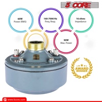 Haut-parleur à compression 5 cœurs PA 600W PMPO avec driver de compression audio intégré dans un système audio puissant à trompette de 22 pouces
