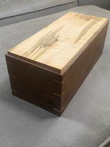 Natural Wood Decorative Box for Home & Office Wooden Storage Box With Lid Natural Wood Finish Handmade For <b>Jewelry</b> <b>Organizers</b> - Product Image 6