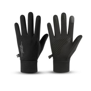 Gants d'hiver DSX personnalisés en cuir de chèvre imperméable, ignifuges, à doigts entiers, antidérapants, compatibles écran tactile, pour le sport, le travail, le vélo et les activités de plein air - Product Image 2