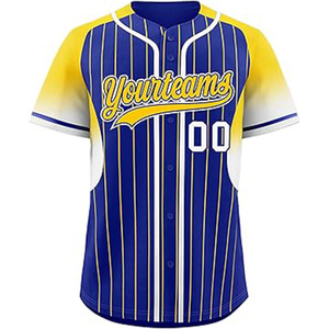 Uniforme de Béisbol de Manga Corta de Fabricación Profesional, Ropa Deportiva para Equipos, Uniforme de Béisbol Cómodo de Corte Regular - Product Image 1