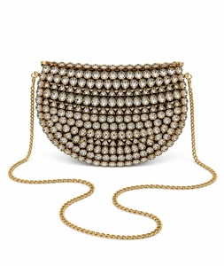 Mini Bolso de Mano Kundan de Latón Hecho a Mano con Forma Personalizada, Bañado en Oro, con Diamantes, para el Día de la Madre y Acción de Gracias - Product Image 4
