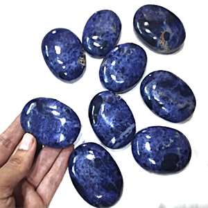 Piedras de Sodalita al por Mayor, Artesanías de Cristal, Piedras Naturales, Rocas de Reiki, Minerales para Meditación, Piedras Decorativas de Feng Shui - Product Image 1