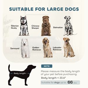 Divano per Cani di Taglia Grande Blu Scuro con Cuscino Confortevole e Gambe in Legno di Pino per Uso Interno per Razze Grandi - Product Image 3