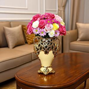 Jarrón Decorativo de Metal Artístico para Exhibición en Mesa, Pieza de Decoración Interior Premium para Hoteles y Hogares - Product Image 6