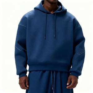 Custom Men's Heavy Fleece Jogger <b>Set</b> Premium Cotton Sportswear Private Label OEM Clothing Manufacturer - Product Image 3