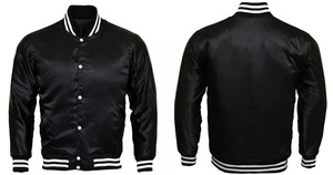 Blouson Bomber de Baseball Universitaire pour Homme avec Col Montant, Style Varsity, Tissu Décontracté Long pour l'Automne, à Capuche - Product Image 5