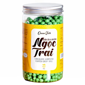 Bolas Crujientes de Chocolate de Té Verde HALAL para Decoración de Pasteles, Fabricación al por Mayor, Pedidos OEM/ODM, Buen Precio - Product Image 1