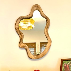 Teak Wood wooden <b>wall</b> <b>mirrors</b> OEM Custom Wholesale | Aqdus Saleem India - Product Image 6
