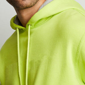 Sweat-shirts à capuche pour hommes OEM, écologiques, 100% coton, respirants, sans doublure, coupe ample avec doublure en polaire pour l'hiver - Product Image 4