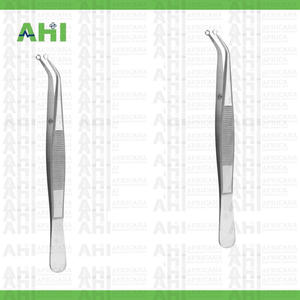 Pinzas de Sutura Quirúrgica Curvas AHI Personalizadas para Sujetar Tejidos, Certificadas CE Clase I para Uso en UCI, Hechas en Pakistán - Product Image 4