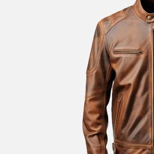 Nouvelle Arrivée 2026 – Blouson Unisexe en Cuir Véritable pour Homme, Design Color Block, Col Montant, Respirant et Coupe-Vent, Qualité Supérieure, Personnalisable pour l'Hiver - Product Image 4