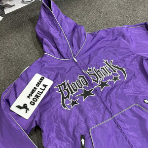 Conjunto Deportivo Personalizado GORILLA POWER GEARS, Ecológico, Impreso, Cortavientos, con Capucha, Informal, de Nailon Sólido, Unisex - Product Image 1