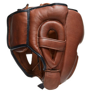 Protector de Cabeza de Boxeo de Cuero Five B, Correa Ajustable para la Barbilla, Protección para las Mejillas, Entrenamiento de Boxeo, Sparring, Competición, MMA, Taekwondo - Product Image 2