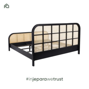 Cadre de lit en teck massif sur mesure de qualité supérieure, design moderne du milieu du siècle, KLOPS LIVING OEM ODM pour les projets résidentiels, hôteliers et de villas - Ipin - Product Image 4