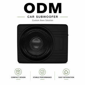 ODM Sennuopu T10 basse grande puissance 10 pouces siège de voiture <span class=keywords><strong>caisson</strong></span> de basses en aluminium unique <span class=keywords><strong>caisson</strong></span> de basses Console centrale 360W DC 14.4V - Product Image 1