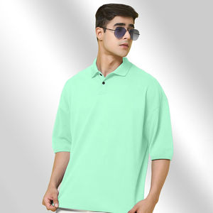T-shirt Homme Court 2026 – Vente en Gros, Haute Qualité, Personnalisé, Respirant, Anti-boulochage, Tricoté Uni, Polyester/Coton, Coupe Classique, 240g - Product Image 4
