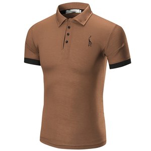 Nouveaux polos décontractés pour hommes et polos unis à logo personnalisé, nouveau design, très demandés pour hommes - Product Image 3