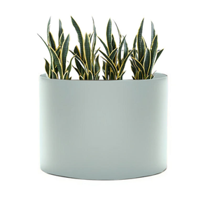 Maceta Cilíndrica Redonda de Metal para Plantas, Maceta Grande para Exteriores, Antioxidante, Personalizable - Product Image 2